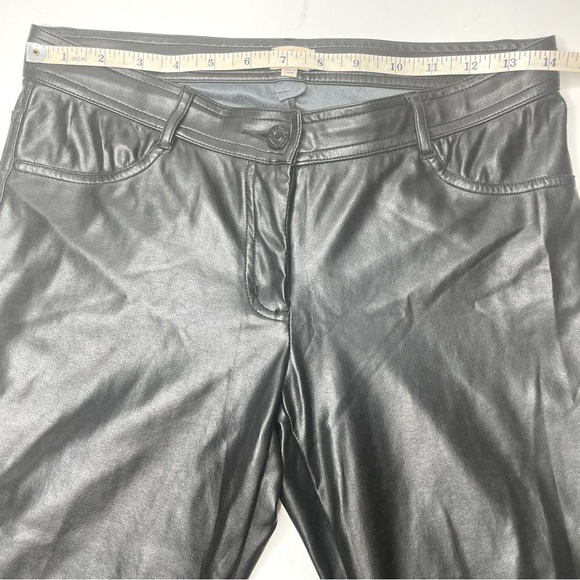 Wilfred Vegan Leather Jeans Leggings Sz 4 - Picture 7 of 10